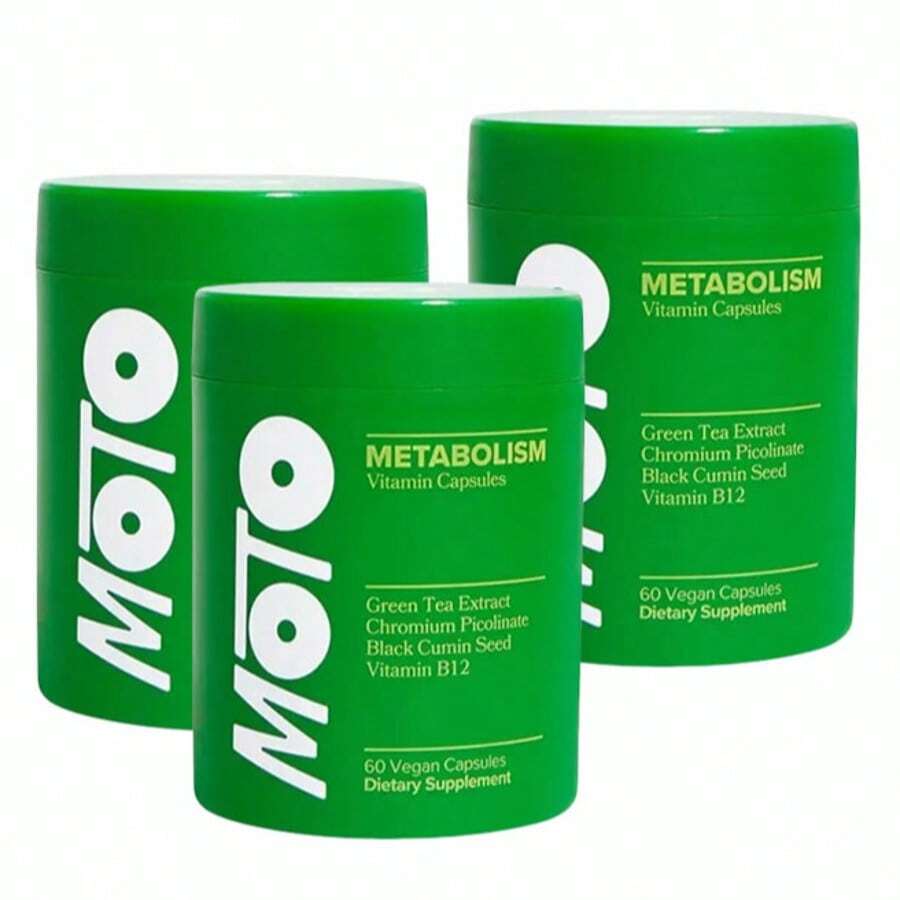 MOTO Metabolism Boosting Capsules: Formula With Black Cumin Seed And Capsaicin To Support Healthy Metabolism, Provide Antioxidant Benefits, And Aid In Weight Management - Ideal For Daily Use - 3 chiếc - Xem 1