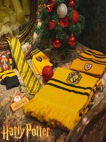 Harry Potter Wizarding School Christmas Gifts, Wizard House Scarf, Hat, Gloves, Tie, Birthday Gifts, Halloween Outfit,  Merchandise - Multicolor - View 6