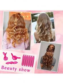 10/20/30 piezas Rizadores de cabello flexibles sin calor, rodillos de espuma para dormir por la noche para mujeres, rizadores de espuma suave con lunares para rizos y ondas naturales durante el sueño, herramientas de peinado de esponja DIY, colores oscuros o claros aleatorios, esenciales para volver a la escuela, viajes y vacaciones, accesorios para el cabello para mujeres - Multicolor - Ver 3