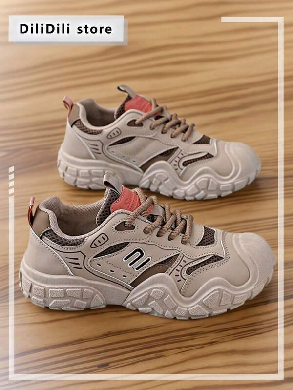 Damen Lässig Sportschuhe, flache Sneaker, Athletische Straßenlaufschuhe