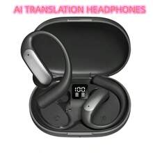 M127 AI Translator Headphones  Smart Voice Translation Earbuds 150 Languages Online Translator Compatible In Ear Headphones Real Time Translator Device  For Business Travel And Daily Use Black