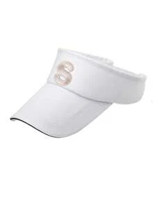 1 pieza Gorra de béisbol con bordado de letra para niños Letra A-Z Gorra de béisbol negra para niños y niñas Gorras visera de equipo deportivo Gorras con hebilla ajustable 8-16 años - Blanco - Ver 27