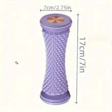 1 Rodillo de masaje de pies Yoga Rodillo de fascia plantar para uso doméstico Tabla de acupresión para relajación muscular profunda Rodillo de masaje de pies Accesorios de gimnasio para masaje muscular