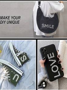 26pcs Sparkling Rhinestone Letter Appliques, Heat Transfer Stickers For Garments, Hats, Jeans, Crafts, New Design, Hot Melt Glue, Iron-On Patches, Embroidery Motifs, DIY Transfers - A Set Of 26 Letters - View 3