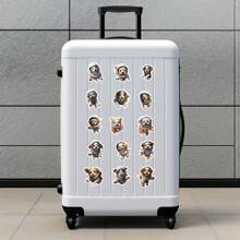 50 adesivos com design de cachorro espacial fofo de desenho animado, podem ser aplicados em copos de água, computadores, telefones, malas, skates, notebooks, desktops, guitarras, carros, capacetes e outros itens de decoração do dia a dia para adultos e adolescentes