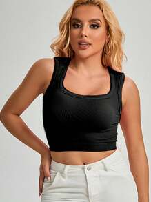 3pcs Racerback Camisoles, One-Piece Underlay & Outerwear Sports Bra, Yoga Workout Clothes, Breathable Seamless Base Layer Tank Top, High Elasticity Comfortable For Running