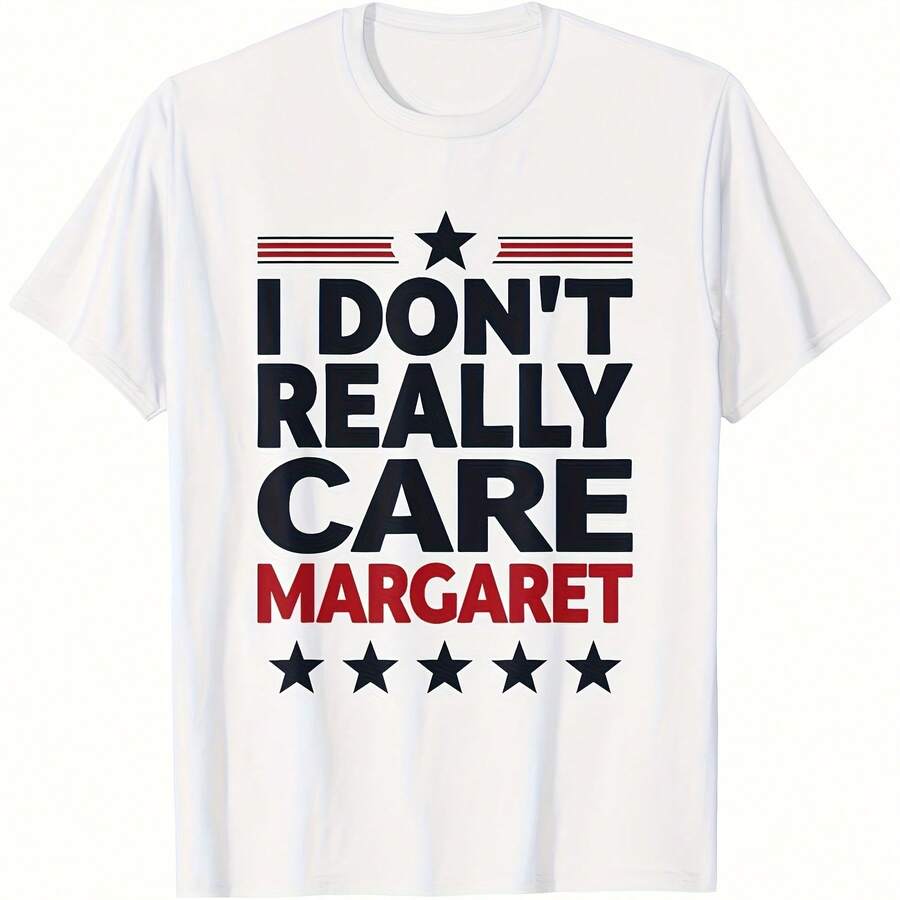 I Don't Really Care Margaret JD Vance Funny Meme T-Shirt - trắng - Xem 1