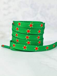 Cordones de zapatos con estampado de estrella nuevos para zapatillas, zapatos casuales, zapatos deportivos - Multicolor - Ver 14