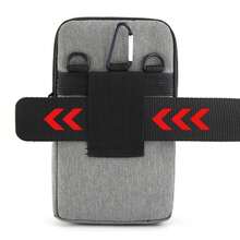 Bolsa de cintura impermeable, monedero de doble capa, riñonera para exteriores, bolsa para teléfono de hombres, bolsa de camping y caza - Azul - Ver 6