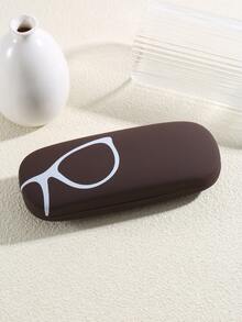 1pc Portable Magnetic Closure Glasses Case, Made Of Wear-Resistant Lining, Suitable For Sunglasses And Optical Glasses Storage - Multicolor - View 5