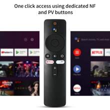XMRM-00A Replacement Voice Remote Control, For MI TV Stick, MI TV Stick 4K, MI Box S, MI TV Box S (2nd Gen), With NF PV Shortcut App Keys