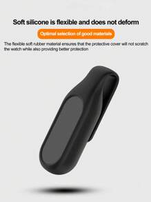 Portable Silicone Buckle For Xiao-Mi Mi Band 10 9 8 NFC Smartwatch Bracelet Clip For Hua-Wei Band 10 9 8 NFC Buckle Holder Silicone Protective Case Cover