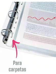 200 piezas protector hojas tamaño carta A4 para carpeta cubre hojas organización archivo oficina escuela trabajo resistente presentación clara material duradero fácil acceso - 200 pzas - Ver 3