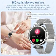 ESFOE Reloj inteligente de moda LIGE para mujer con seguimiento del ciclo menstrual, alarma, recordatorio de inactividad, diseño de esfera personalizable, resistente al agua, múltiples modos deportivos, elegante y casual - un excelente regalo para amigas y esposa