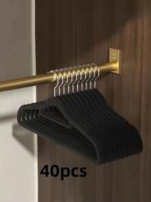 10/20 appendini per abiti con rivestimento in velluto, ad alta capacità di carico, senza lasciare tracce, appendiabiti di lusso per armadi, adatti per camicie, cappotti, abiti, pantaloni, da usare in camera da letto, balcone, bagno