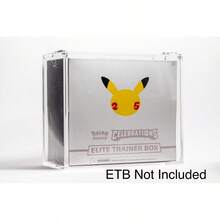 Caja de exhibición de acrílico ELITE TRAINER BOX ETB con tapa magnética X2 - como en la foto - Ver 5