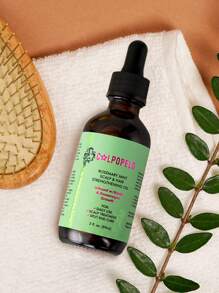 PAORPEVM 1/2PCS Rosemary Mint Hair Oil, Scalp And Hair Strengthening Oil Suitable For All Hair Types, Moisturizes Dry And Damaged Hair To Make Hair Smooth And Shiny, Two Styles Shipped Randomly