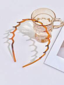 3 Stücke Stirnband mit gewellten Zähnen und Krone, modisches, druckfreies Stirnband für Männer und Frauen, nützlich zum Schminken, Gesichtswaschen und Haarstyling