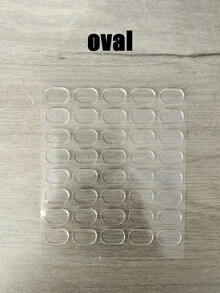 1pc Removable Double Sided Gel Glue Pads Action Figures Adhesive Mounting Dots Poster Wall Hanging Clear Sticky Glue Fixed Patch