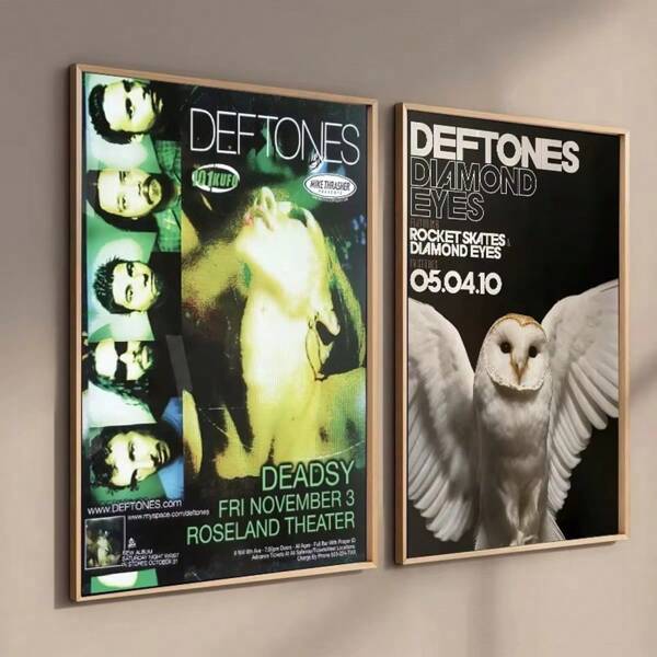 1 peça pôster de banda retrô estética álbum de música clássica pintura em tela arte de parede impressão decoração para casa fãs presente sem moldura