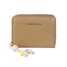 1pc Japanese Style Colorful Beaded Women's Coin Purse, Fashion Minimalist Portable Large Capacity Zipper Wallet, Suitable For Girls, Ladies, Office Workers And White-Collar, Great For Work, Business Trip, Commuting, Outing, Travel - Multicolor - View 18