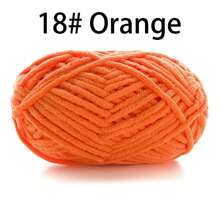 50 g/paquet, 60 m/paquet de fil à tricoter épais fait main (couleur aléatoire) pour tricoter des écharpes, crocheter des chaussures, des poupées et plus