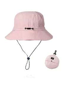 1pc Waterproof Bucket Hat, Packable, Thin & Quick Drying, Outdoor Fishing Sun Hat For MenMen's Sun Hat Summer Hat, Suitable For Summer Outdoor Activities Such As Hiking And Fishing - Stowable Bucket Hat - View 12