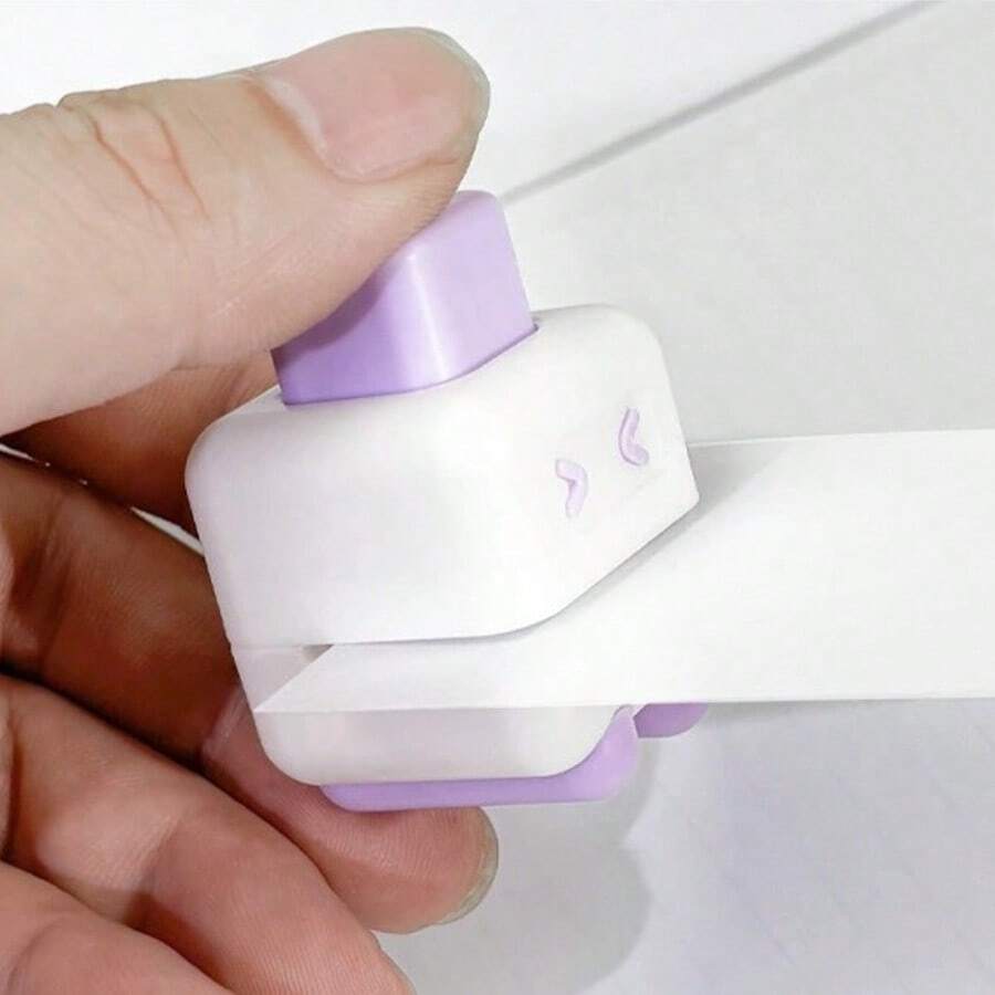 1pc Multi-Functional Universal Round Hole Puncher For Loose Leaf, Crafts, Students,Back To School,School Supplies - A - View 1