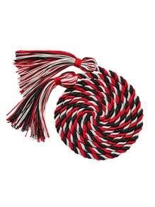 1/3 pièces Casquette académique et gland/Sangle d'épaule décorative/Cordon d'honneur/Toque de graduation/Toque doctorale/Tenue de graduation/Lycée/Université/Écharpe de graduation de couleur unie/Honneur en satin