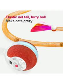 1 szt. interaktywna zabawka dla kota w losowo wybranym kolorze, automatyczne zabawki dla kotów/kociąt dla znudzonych dorosłych kotów domowych, aktywowana ruchem, automatycznie obracająca się interaktywna piłka z ładowaniem przez USB, odpowiednia dla kotów wszystkich ras i rozmiarów, automatycznie poruszająca się piłka dla kota, interaktywna piłka ładowana przez USB, automatycznie obracająca się piłka, odpowiednia do interaktywnych zabawek dla kotów.