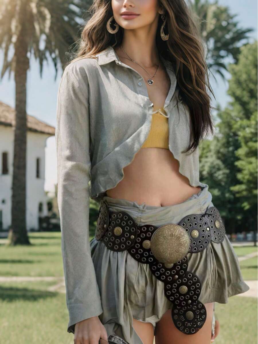 A Bohemian - Style Unrestrained Belt For Summer