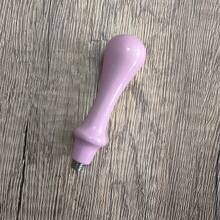 1pc Retro Wooden Sealing Wax Stamp Handle, Sealing Wood Handle Stamp Head Replaceable Handle For DIY Handmade Art Crafts Wedding Invitations,Back To School,School Supplies