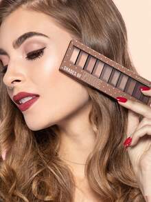 MISSLYN 基础眼影盘，裸色系，哑光和珠光双效，高显色度，持久不脱妆，质地柔滑，自然色彩，女士及女孩适用，冬季必备，Y2K风格，时尚百搭，生日礼物，情人节礼物，派对必备，新年礼物，最佳配色，无动物实验，纯素配方 - 彩色 - 查看 3