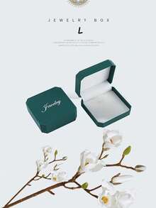 1PC/4PCS 茴香天鹅绒戒指盒、耳环吊坠首饰盒、戒指耳环礼品盒、珠宝展示（珠宝仅用于展示目的） - 多種款式 - 查看 15