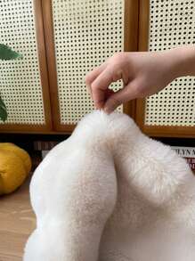 1 pieza Alfombra de peluche cuadrada de suave crema francesa, adecuada para gatos y perros, mini alfombra multifuncional para dormir y ocio, cómoda y fácil de cuidar, ¡un regalo ideal de suministros para mascotas! Cama de descanso para mascotas para invierno y todas las estaciones, 5 opciones de color
