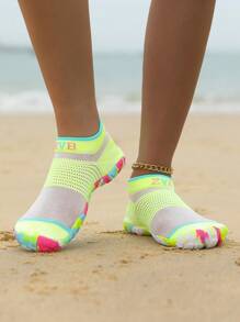 Couples Water Shoes Suitable For Barefoot Lovers, Soft-Soled Women's Beach Shoes For Swimming, Diving, Outdoor Quick-Dry Summer Sandals, Fishing Water Shoes, Anti-Slip Breathable Wading Shoes
