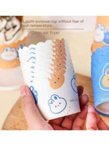 50-Pack Cupcake Liners - Heat Resistant (180°C), Oil And Water Resistant | Coated Paper