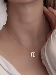 Pi Necklace Math Pendant Pi Number Geek Fashion Jewelry, Ideal Gift For Math Lovers, Teacher Gift, Science Gift