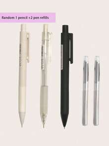 colnk Middle East Style Mechanical Pencil Set (Random Color Auto Pencil) Back To School - Black - View 8