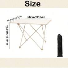 1 pieza Mesa plegable de aleación de aluminio ultralígera para uso en exteriores, portátil para camping, picnic, barbacoa, ocio en la playa