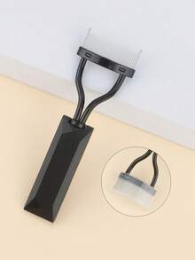1pc Stainless Steel Eyelash Curler & Separator - Multicolor - View 3