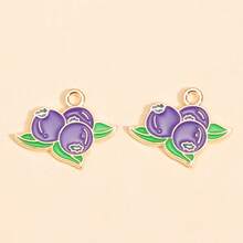 15 Mixed Enamel Fruit Charms - Cherry, Strawberry, Lemon, Blueberry, Apple, Watermelon, Durian, Pineapple Pendant, For DIY Earrings, Bracelets, Necklaces, Jewelry Making, Summer