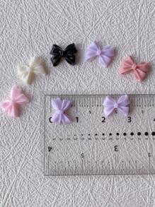 150pc/80pc/30PCS/10pcs Multicolored Bow-Knot Nail Stud Crystal, 3D Bow-Knot Colorful Nail Charms Set For Nail Stones Design DIY Decoration Jewel Stones Nail Art