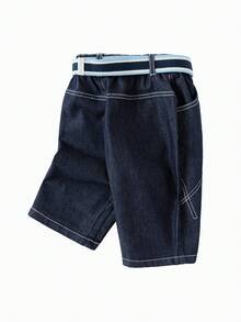 Balabala Children's Loose Cartoon Jeans 2025 Summer New - Raw Denim - View 2