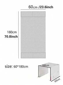 1/2/3 Stücke Seitlicher Lagerregale für den Kühlschrank, mehrschichtige Stoff Kühlschrankabdeckung, wasserdicht, frischer Stil Kühlschrankabdeckung