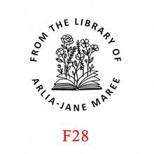 Personalisierter Buchprägestempel (1 Stück), individueller Buchprägestempel, Prägestempel "Aus der Bibliothek", Geschenk für Bücherliebhaber, Bibliotheksprägestempel, Logoprägestempel, personalisierter Hochzeitsprägestempel, Papierprägestempel, Valentinstagsgeschenk, Handprägestempel, multifunktional, dekorativ, wiederverwendbar, modern, bunt, niedlich, Vintage, Cartoon, Kawaii, individuell, personalisiert, einzigartig, maßgeschneidert, für Mitarbeiter, Kunden, Studenten, für Büro/Arbeit/Schule, Bürodekoration