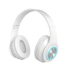 Audifonos Diadema Bluetooth Inalámbricos Dura 8 Horas - Blanco - Ver 1
