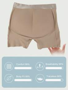 Padded Seamless Mens Butt Lifter Boxer Briefs Shorts Underwear Hip Enhancer Pads Booty Boyshorts Pants Buttock Push Up Body Shaper Shapewear Underpants Knickers Panties