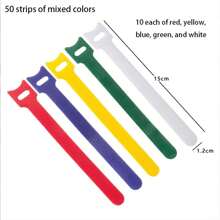 Magic Tape Tool, Storage Wire Organizing Strap Made Of Nylon, Data Cable Collection Strap With Self-Adhesive Backing., School Supplies,Back To School