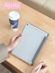 Ayotu 可爱熊猫保护壳，兼容 iPad (A16) 11 英寸第 11 代 2025，兼容三星 Galaxy Tab A8 10.5 英寸 2022，兼容华为 Matepad 10.4/Tab 保护套，带笔架，支持自动睡眠/唤醒盖，时尚保护壳 - 彩色 - 查看 4